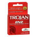 TROJAN ENZ Non-Lubricated Latex Condoms 3 EA