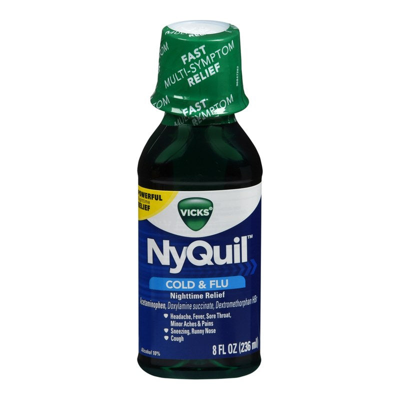 Vicks NyQuil Cold & Flu Liquid 8 OZ