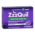 Vicks ZzzQuil Diphenhydramine HCl Nighttime Sleep-Aid LiquiCaps 12 EA