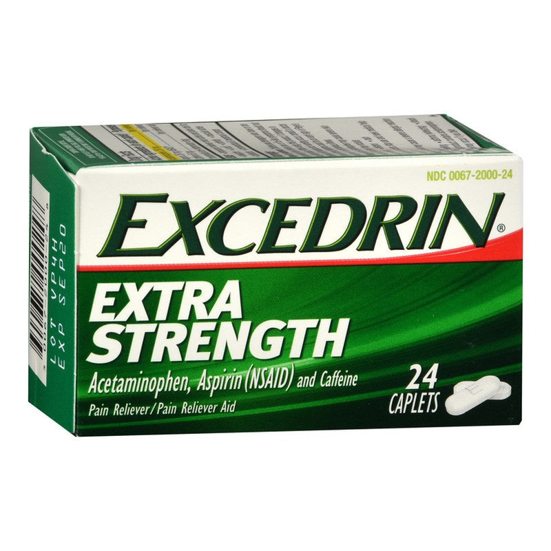 Excedrin Extra Strength Headache Caplets 24 EA