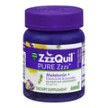 Vicks ZzzQuil PURE Zzzs Melatonin + Chamomile & Lavender Gummies Wildberry Vanilla 24 EA