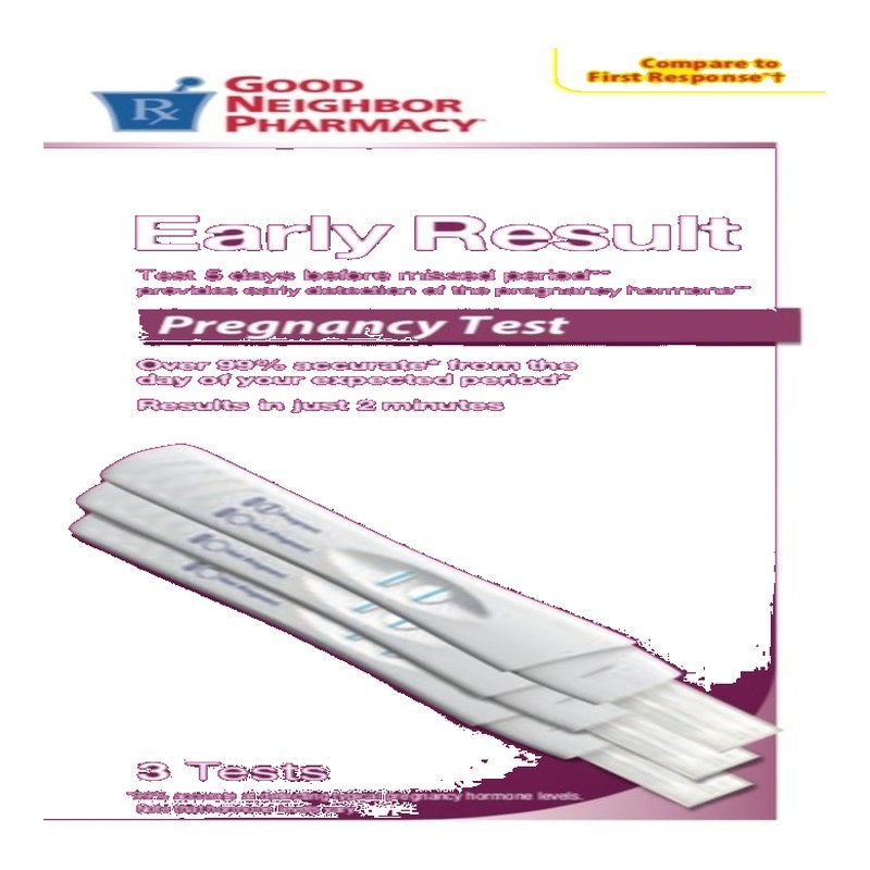 Good Neighbor Pharmacy Early Result Pregnancy Test 3ct