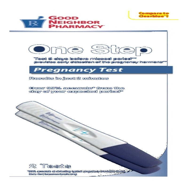Good Neighbor Pharmacy Pregnancy Test One Step 2ct
