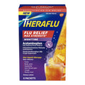 Theraflu Flu Relief Nighttime Packets Max Strength Honey Lemon 6 EA