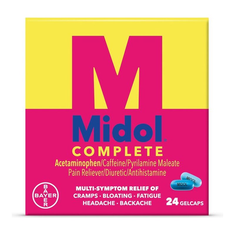 Midol Complete Gelcaps 24ct