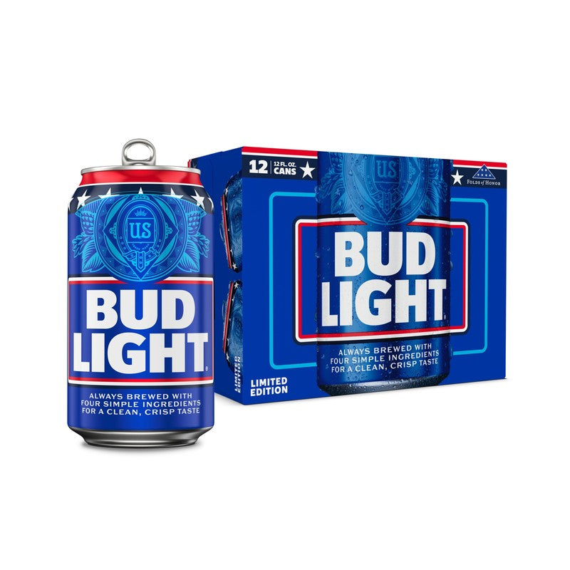 Bud Light Beer 12-Pack, 12 oz Cans