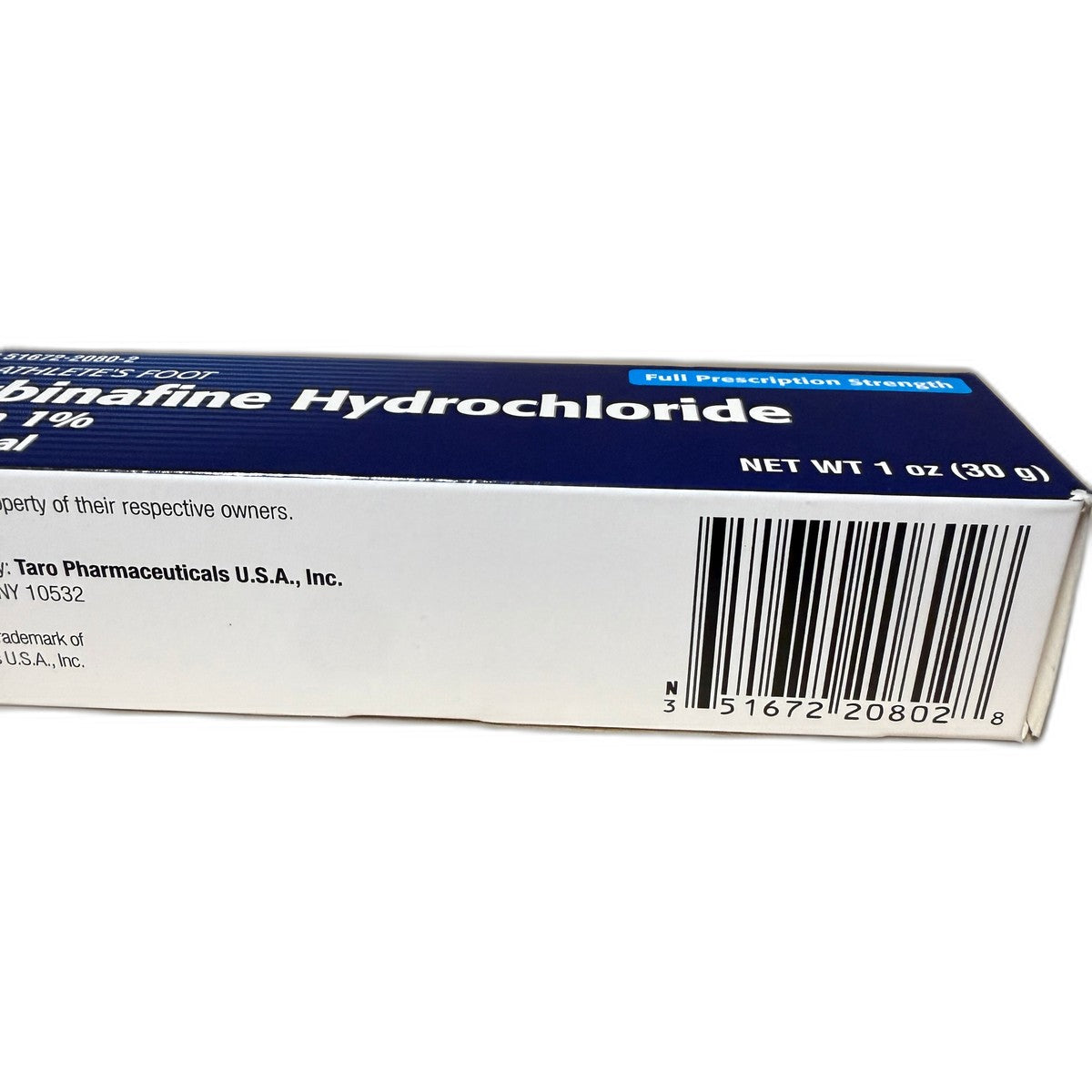 Terbinafine Hydrochloride 1% Antifungal Cream, 1 oz (30 g)