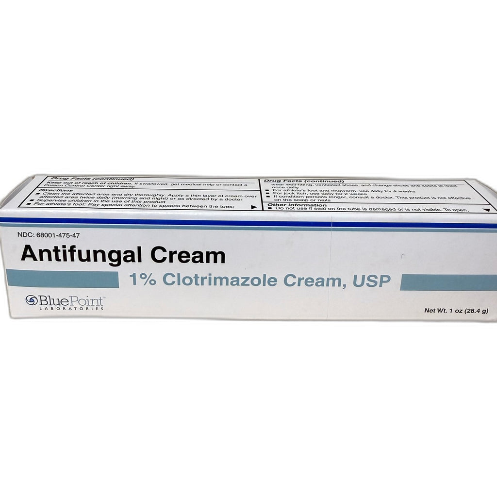 BluePoint Antifungal Clotrimazole 1% Cream USP, 1 oz (28.4 g)