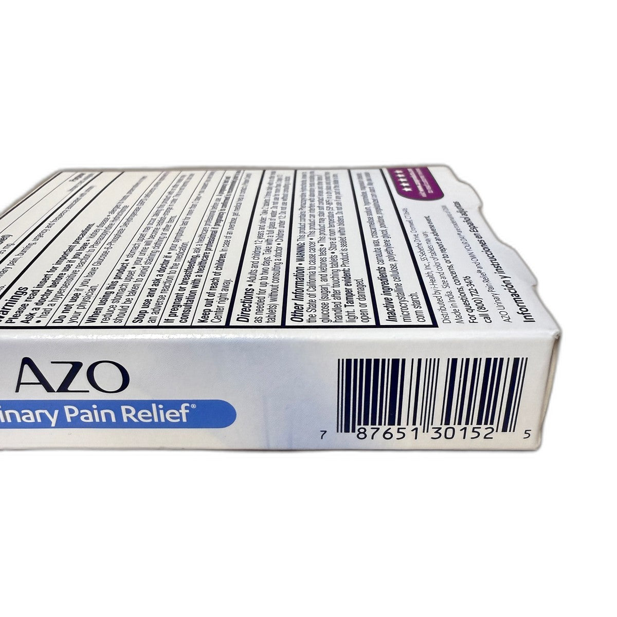 AZO Urinary Pain Relief, 95 mg Phenazopyridine HCl, Value Size, 30 Tablets