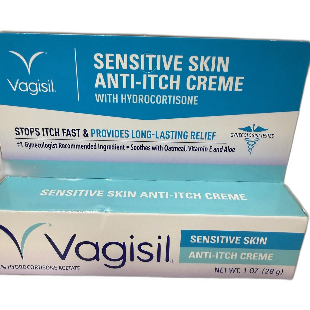 Vagisil Sensitive Skin Anti-Itch Creme with Hydrocortisone, 1 oz (28 g)