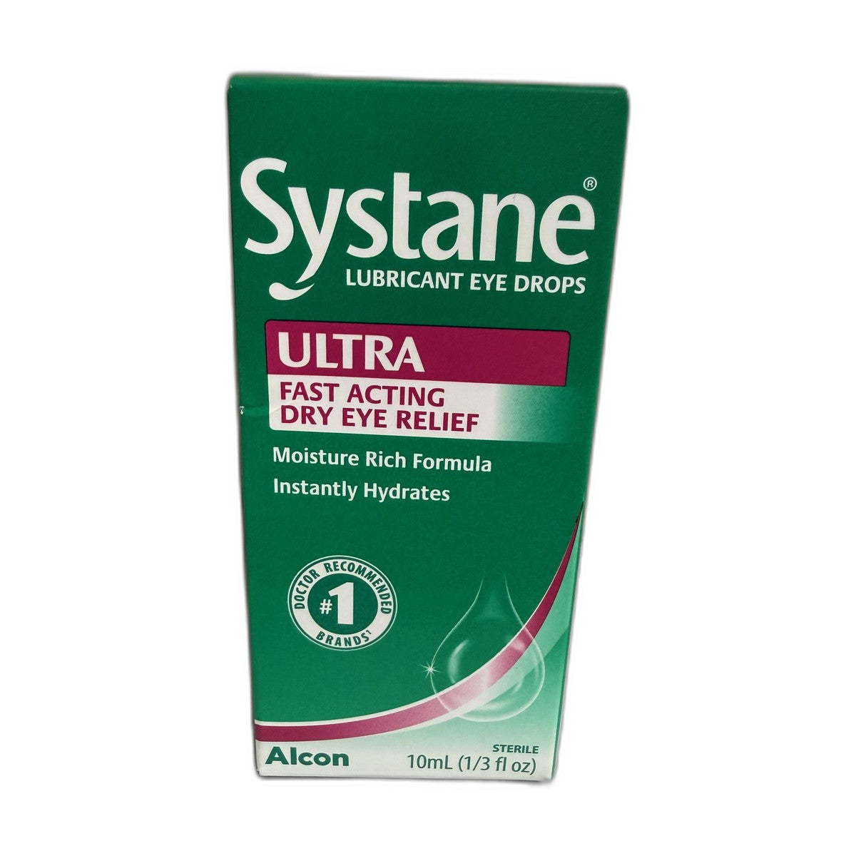 Systane Ultra Lubricant Eye Drops, Fast Acting Dry Eye Relief, 10 mL