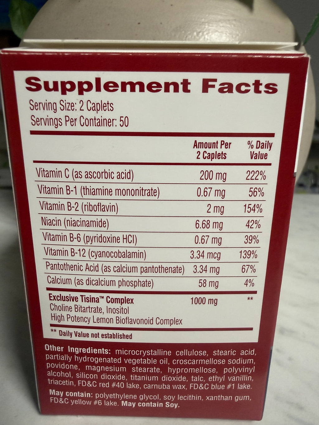 Lipo-Flavonoid Plus for Tinnitus / Ear Ringing, 100 Caplets