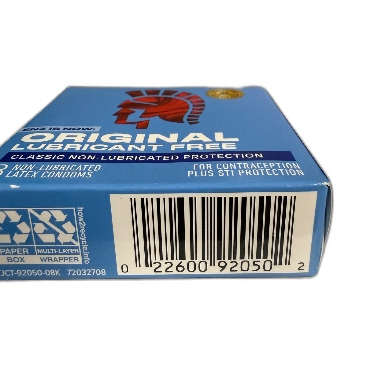 Trojan Original Lubricant Free Condoms, 3 Count (formerly ENZ)
