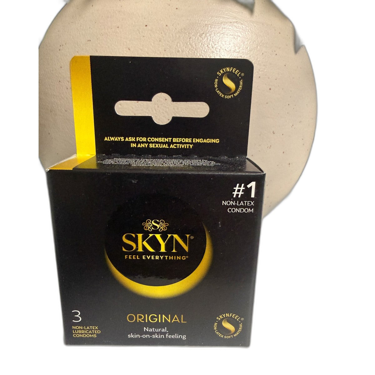SKYN Original Non-Latex Lubricated Condoms, 3 Count