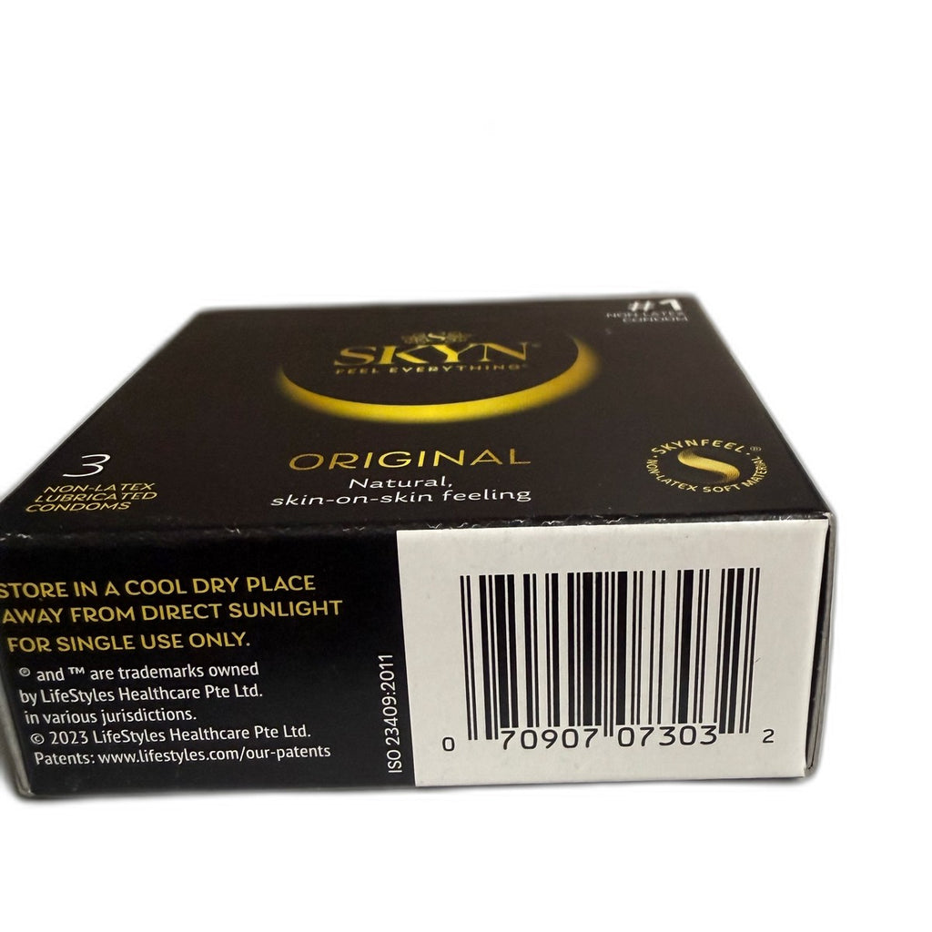 SKYN Original Non-Latex Lubricated Condoms, 3 Count