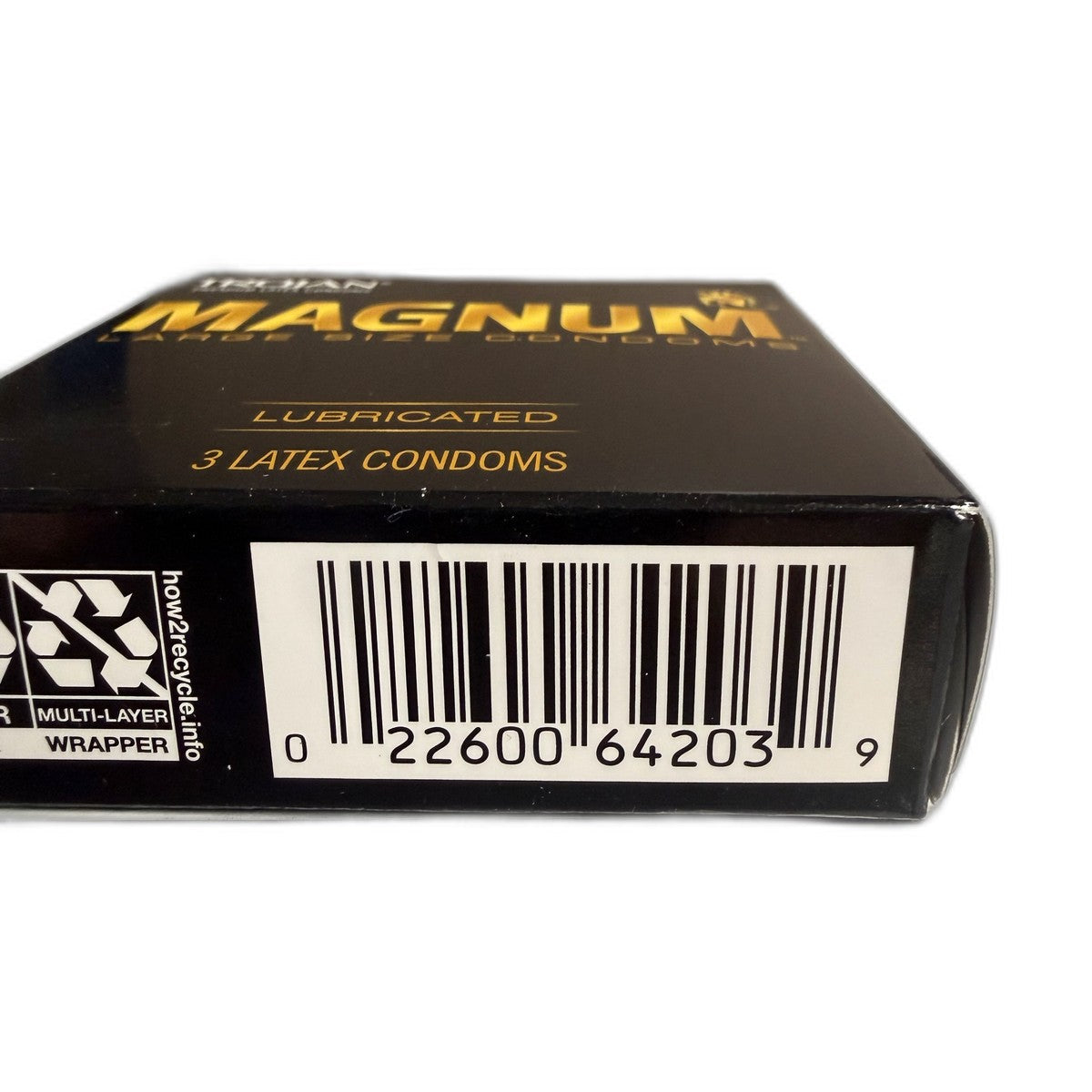 Trojan Magnum Large Size Lubricated Condoms, 3 Count