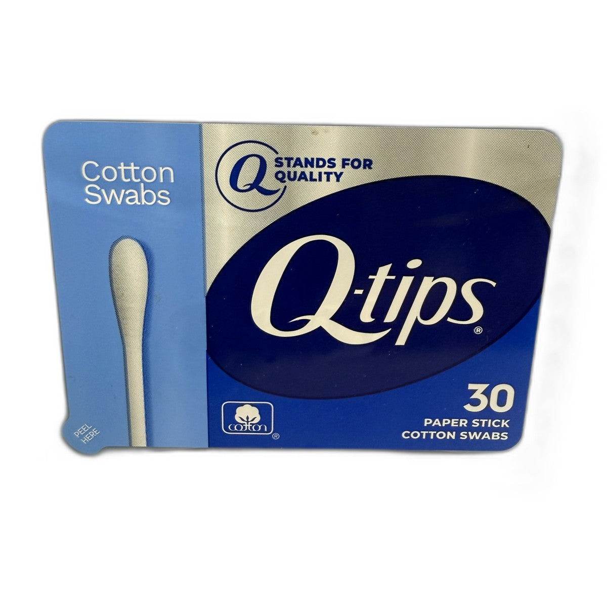 Q-tips Cotton Swabs, Travel Size, 30 Count