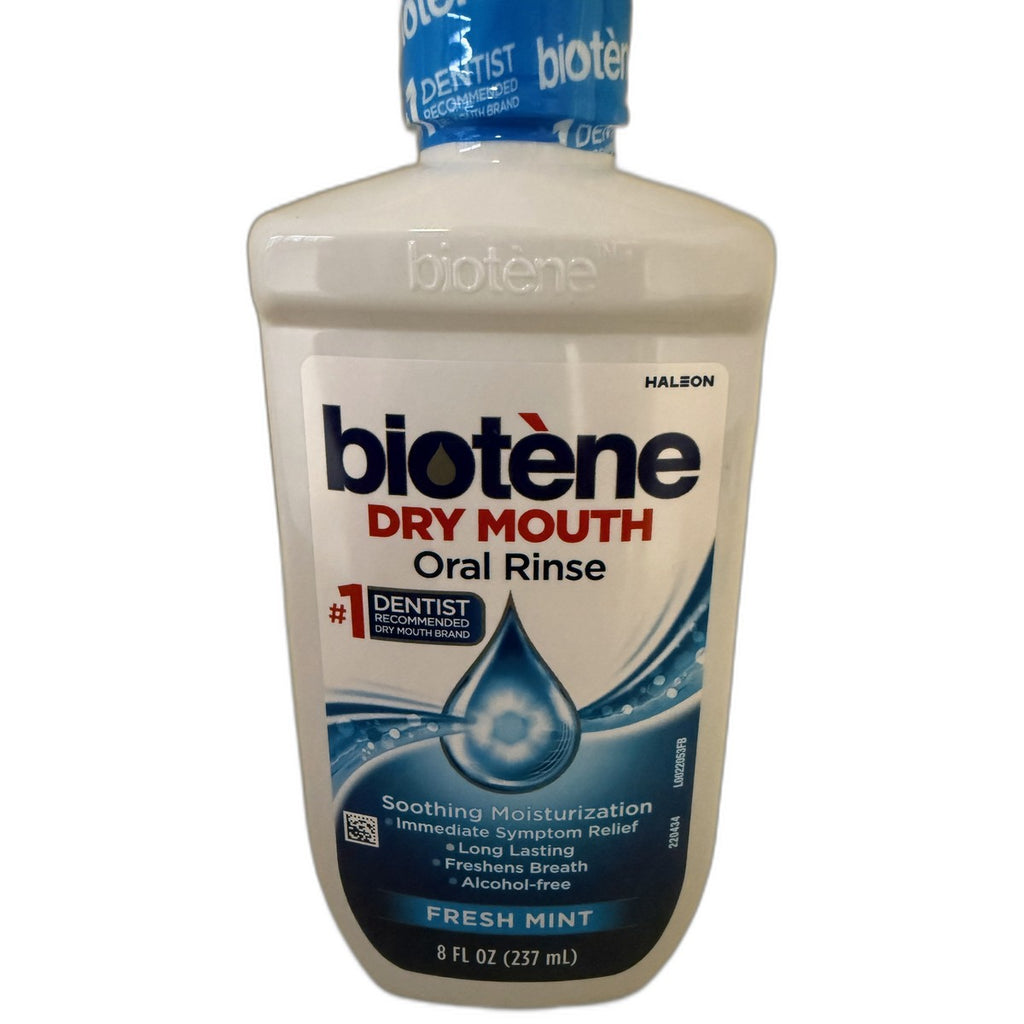 Biotène Dry Mouth Oral Rinse, Fresh Mint, 8 fl oz (237 mL)