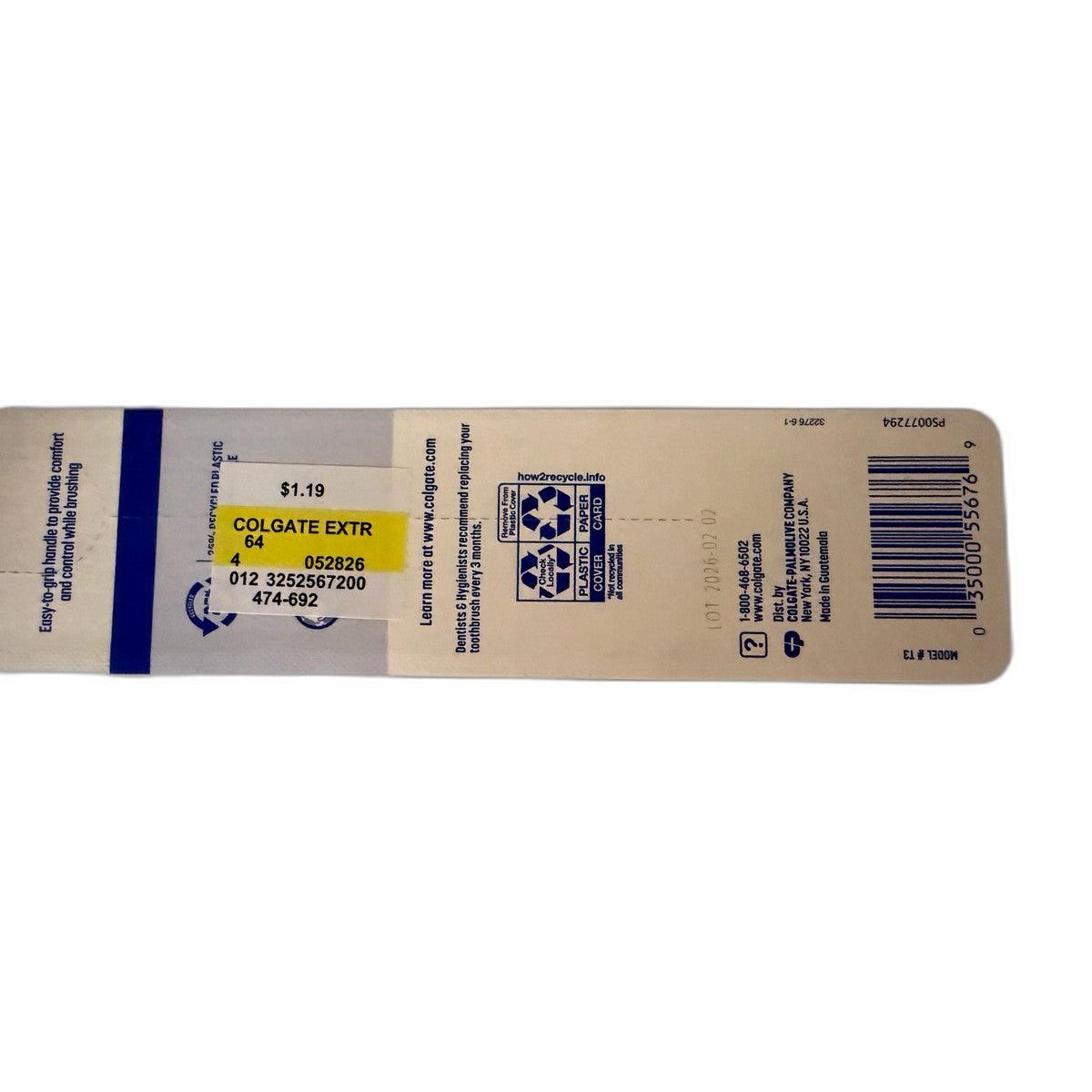 Colgate Extra Clean Toothbrush, Soft