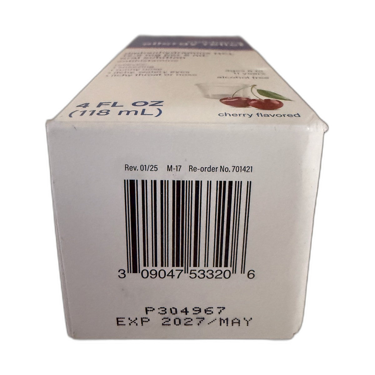 Major Children's Allergy Relief, Diphenhydramine HCl 12.5 mg/5 mL, Cherry, 4 fl oz (118 mL)