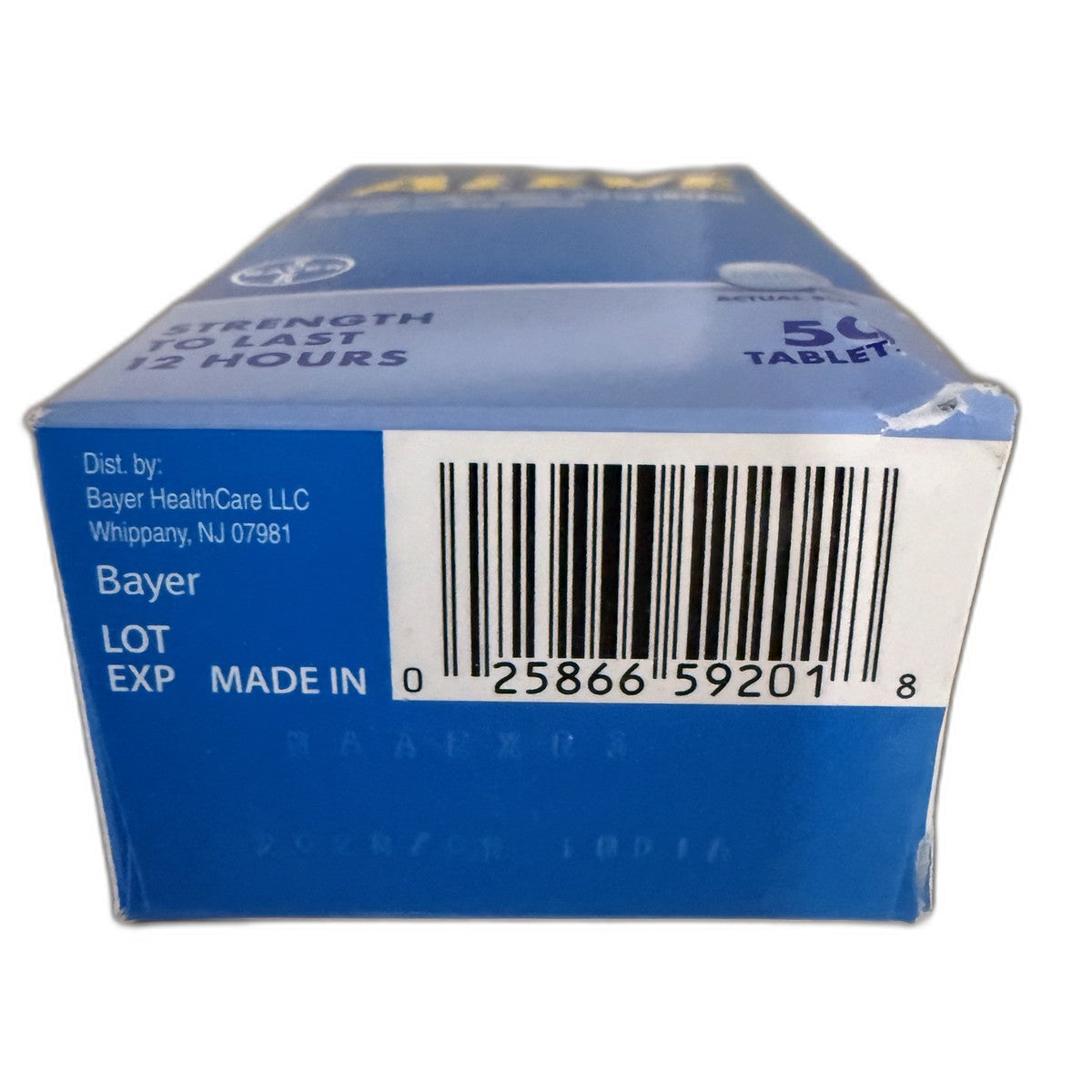 Aleve Naproxen Sodium 220 mg Tablets (NSAID), 50 Tablets