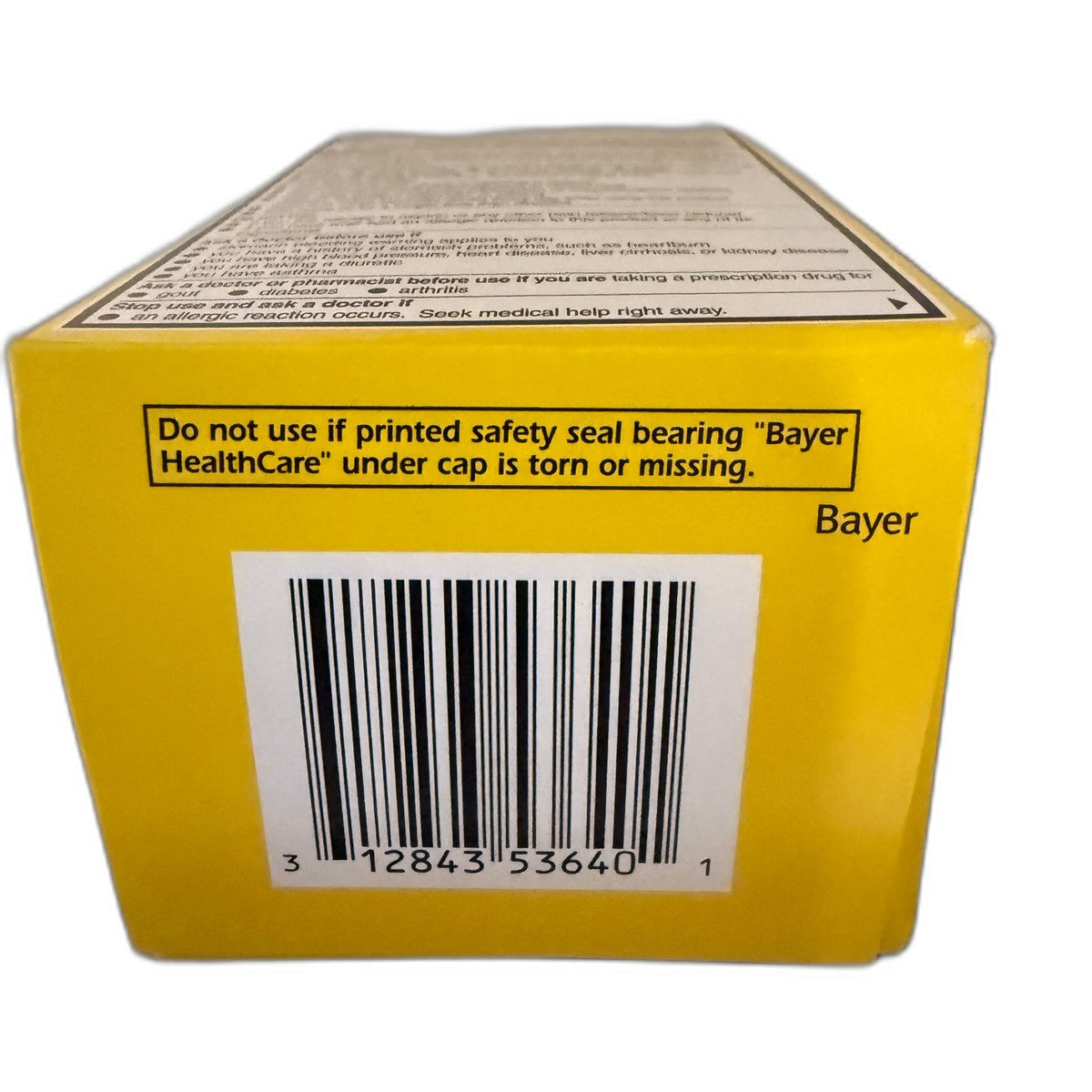 Bayer Low Dose Aspirin 81 mg, Safety Coated, 200 Enteric Coated Tablets