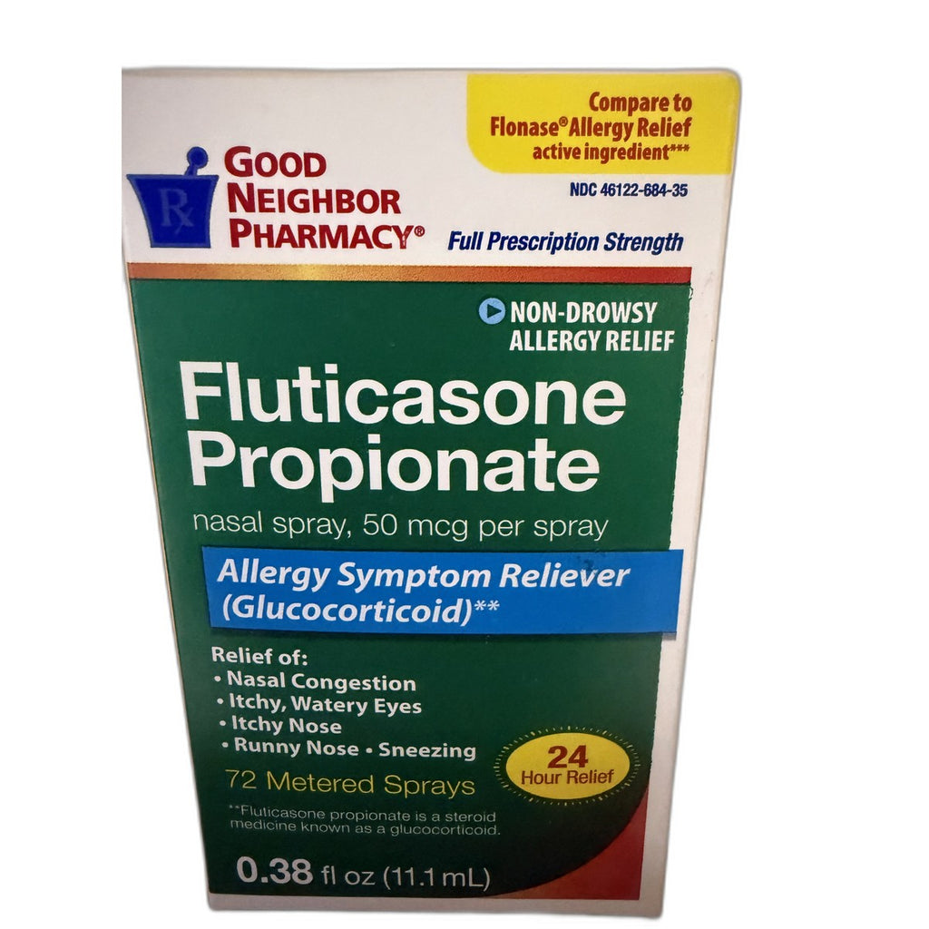 Good Neighbor Pharmacy Fluticasone Propionate Nasal Spray, 50 mcg, 72 Metered Sprays (0.38 fl oz)