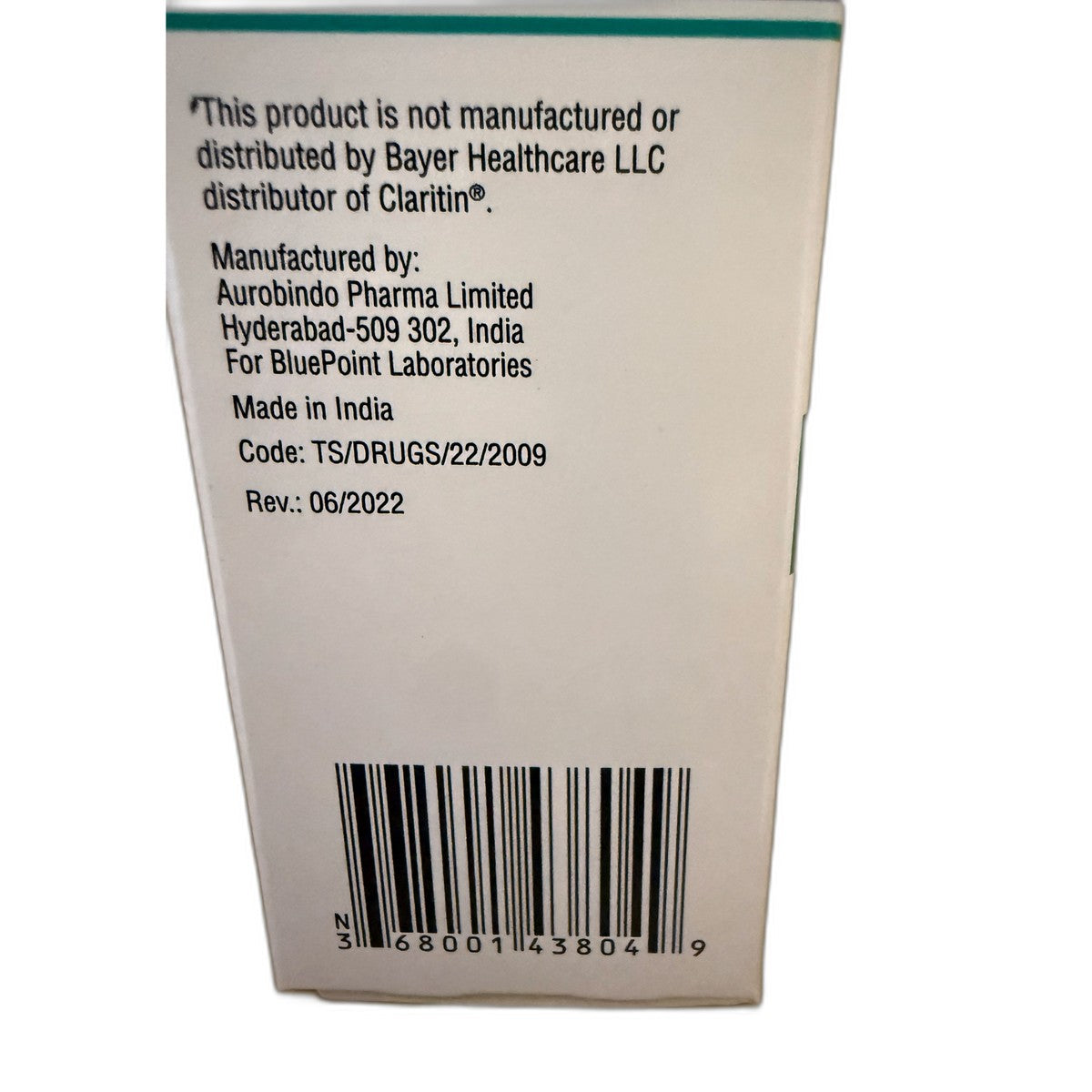 BluePoint Loratadine Tablets USP, 10 mg, Non-Drowsy 24-Hour Allergy, 30 Tablets