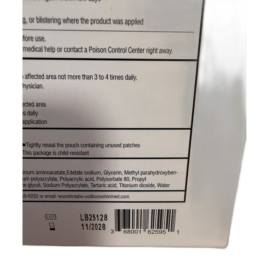 BluePoint Lidocaine Pain Relieving Patch, Topical Anesthetic 4%, 30 Patches