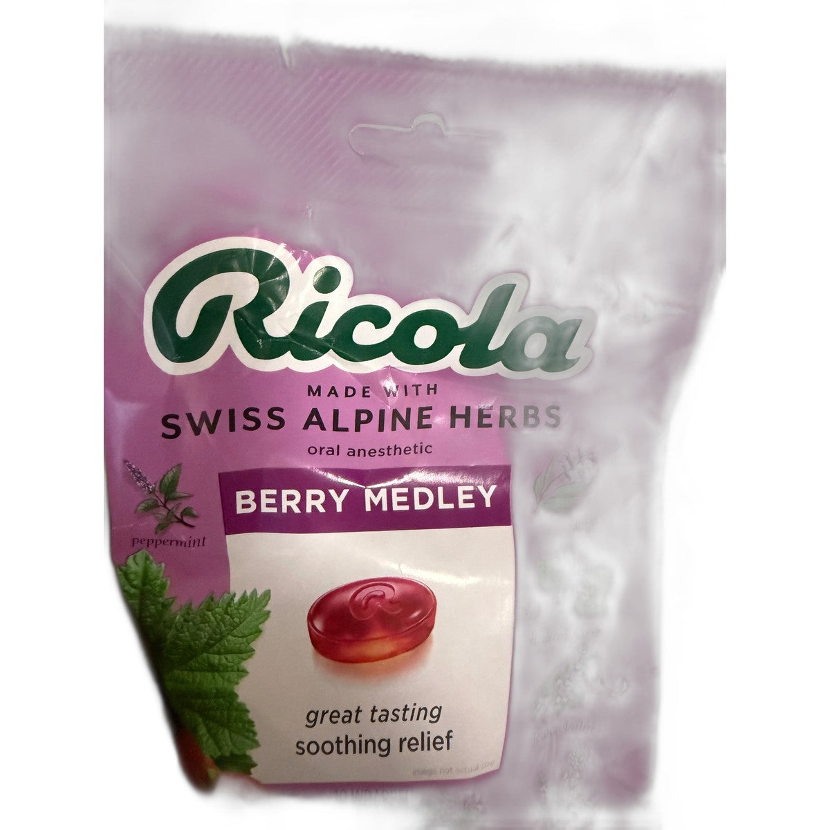 Ricola Berry Medley Throat Drops, 19 Drops