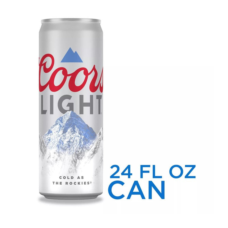 Coors Light Beer, 24 oz Can