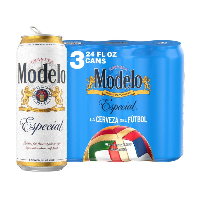 Modelo Especial 3-Pack, 24 oz Cans