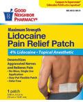 Good Neighbor Pharmacy Lidocaine 4% Pain Relief Patches 5 ct